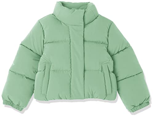 Amazon Essentials Girls' Modern Matte Puffer, Sage Green, 11-12 Years