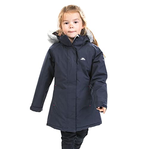 Trespass Girl's Fame Tp50 Jacket, Navy, 7-8 Years UK