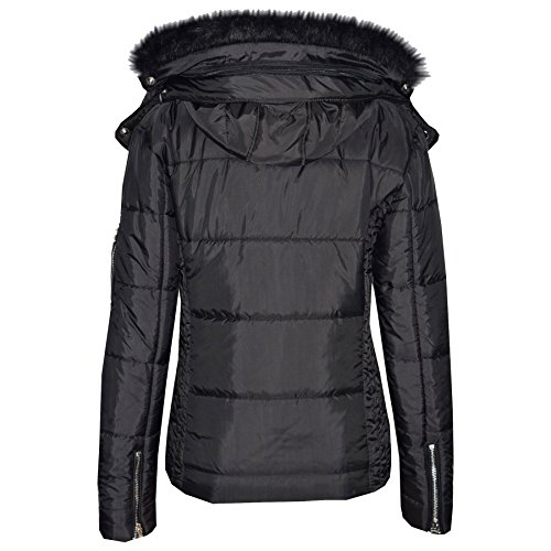 A2Z 4 Kids Quilted Puffer Coat Padded Parka Jacket Faux Fur Collar Detachable Hood New Winter Fashion Girls Age 2-13 Years