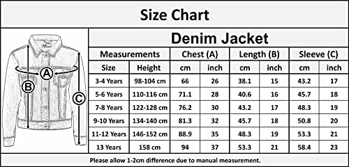 A2Z 4 Kids Kids Girls Designer's Trendy Fashion Jeans Jacket Coats - Girls Denim Jacket J12 Light Blue 9-10