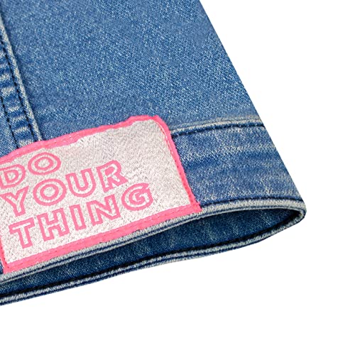 Barbie Girls Embroidered Denim Jacket Outerwear For Kids Blue 9-10 Years