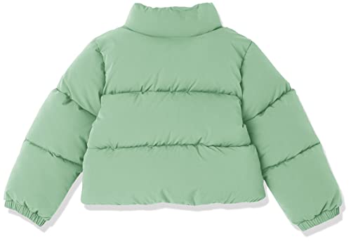 Amazon Essentials Girls' Modern Matte Puffer, Sage Green, 11-12 Years