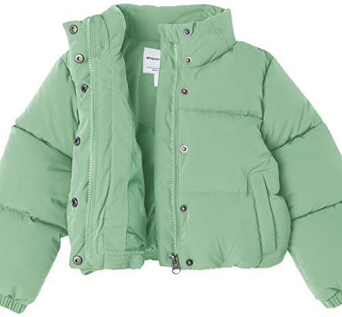 Amazon Essentials Girls' Modern Matte Puffer, Sage Green, 11-12 Years