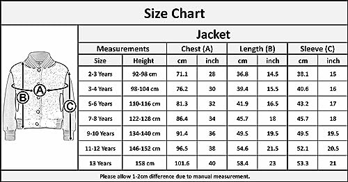 A2Z 4 Kids Baseball Plain Jacket Varsity Style Coat - B.B Jacket 27 Royal 9-10.