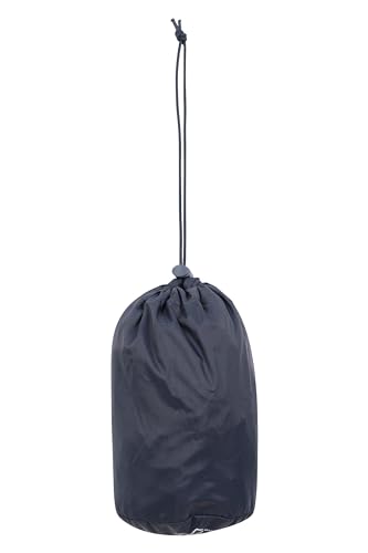 Mountain Warehouse Pakka Kids Waterproof Jacket - Wind Resistant, Lightweight & Breathable Rain Coat for Girls & Boys with Packaway Bag - For Wet Weather, Travel, Spring Summer Dark Blue 11-12 Years