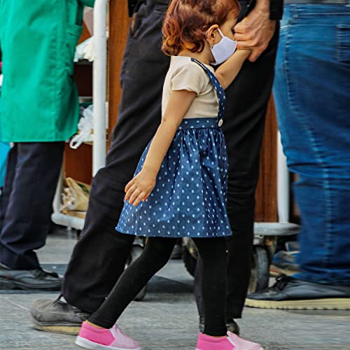 Witwot 3 Pack Girls Leggings Full Length Kids Toddler Cotton Pant Trouser 10-12 Years Black