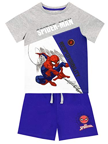 Marvel Boys Spiderman T-Shirt and Shorts Set Multicoloured Age 2 to 3 Years