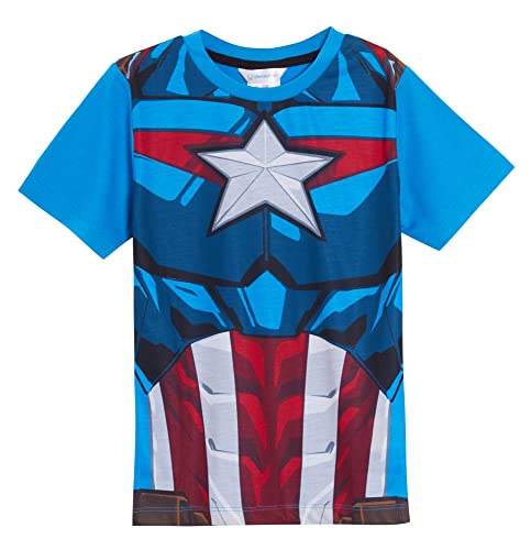 Marvel Boys 3 Pack Avengers T-Shirts 7-8 Years (Pack of 3) Multi