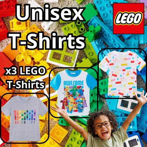 LEGO Kids 3 Pack T-Shirts (Pack of 3) 9-10 Years Multi