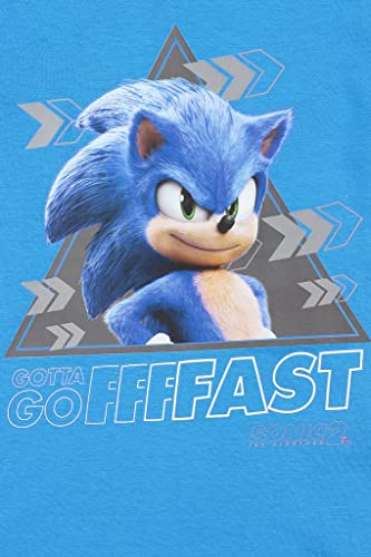 Sonic The Hedgehog 3 Pack Kids T-Shirts Boys Girls Multipack (8-9 Years) Blue