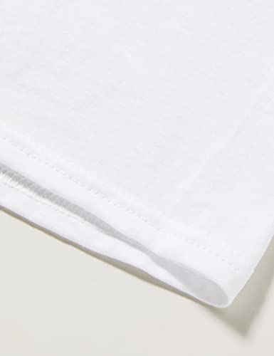 Fruit of the Loom Boy's 61-019-0 T Shirt, White, 5-6 Years UK