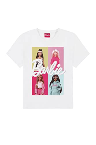 Barbie 3 Pack Girls T-Shirts Multipack (8-9 Years) Pink