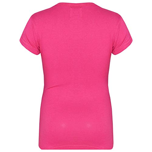 A2Z 4 Kids Kids Girls T Shirts Cotton Plain School T-Shirt - Girls T Shirt Pink 11-12
