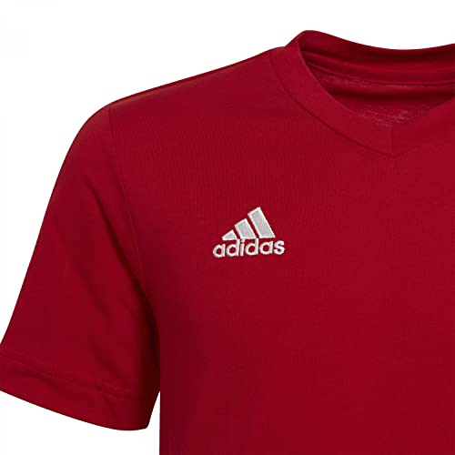 adidas Unisex Entrada 22 T-Shirt (Short Sleeve), Team Power red 2, 13-14 Years