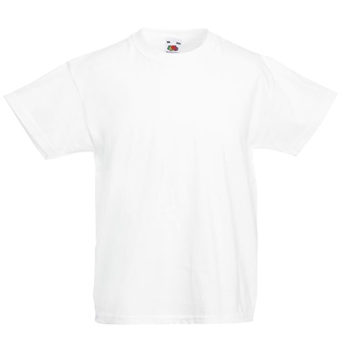 (SS031) Fruit of the Loom T.Shirt White, Age 9-11, 32" Chest