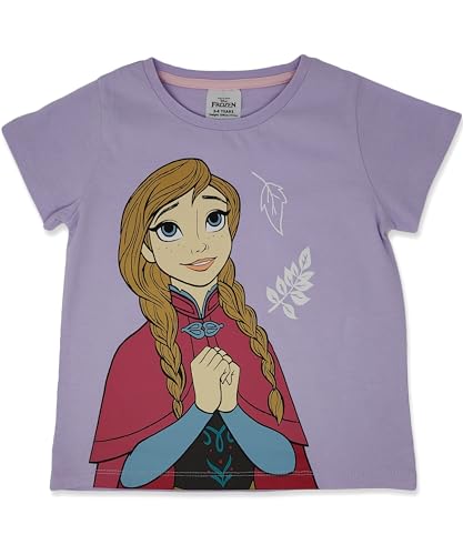 Disney Three Pack 100% Cotton Frozen T Shirts Elsa, Anna, Olaf 2-10yrs (UK, Age, 3 Years, 4 Years, Regular) Multi