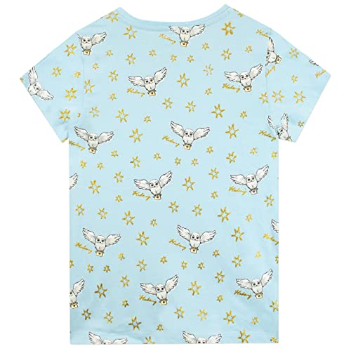 Harry Potter Girls Hedwig T-Shirt Pack of 2 Short Sleeve Tee for Kids 2 Pack 9-10 Years Multicoloured