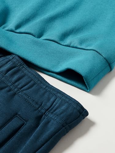 adidas Unisex Essentials Big Logo Fleece Jogger Set Tracksuit, arctic fusion/arctic night/white, 11-12 years