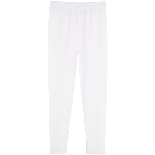 A2Z 4 Kids Girls Legging Trendy Fashion Stretchy Gym Wear - Legging 258 White 5-6