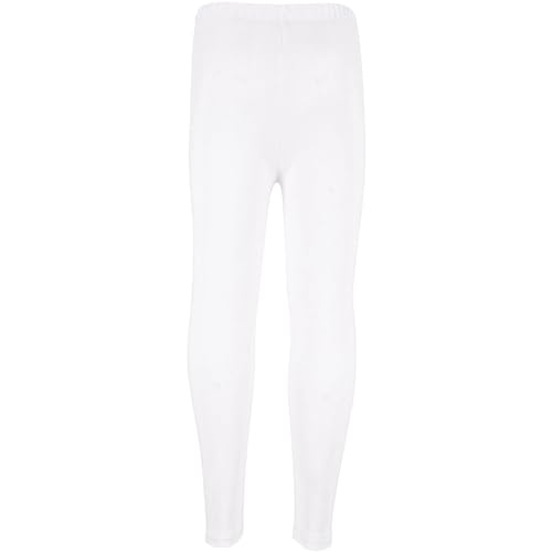 A2Z 4 Kids Girls Legging Trendy Fashion Stretchy Gym Wear - Legging 258 White 5-6