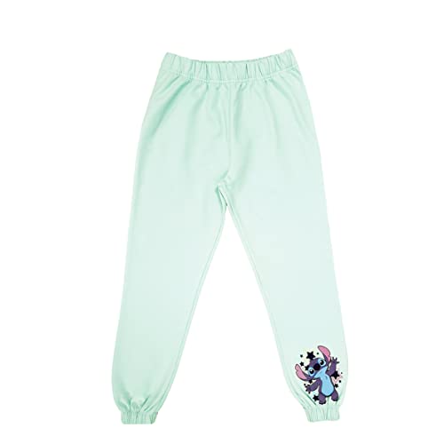 Disney Girls Lilo & Stitch Hoodie Joggers Tracksuit Hoody Bottoms (Lilo & Stitch, 7-8 Years)