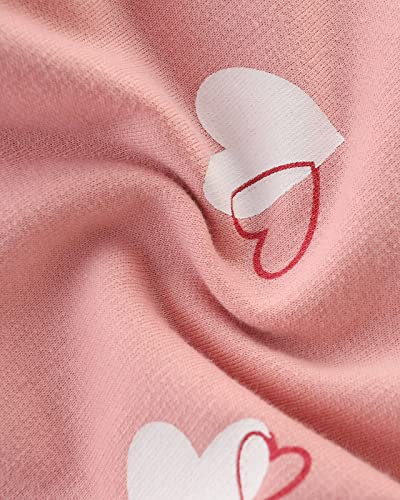 TEDD Girls Trousers Cotton Rainbow Pattern Sweatpants School Jogging Tracksuit Harem Pants with Pockets for Kids Age 4-5 Years