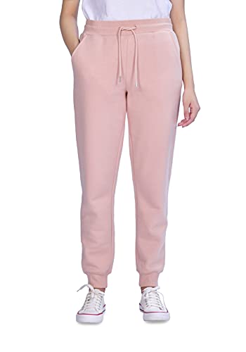 M17 Women Ladies Recycled Girls Slim Leg Jogging Bottoms Sweatpants Pants Casual Joggers Trousers Tracksuit Lounge Yoga Gym Pockets (S, Blush Pink)