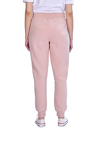 M17 Women Ladies Recycled Girls Slim Leg Jogging Bottoms Sweatpants Pants Casual Joggers Trousers Tracksuit Lounge Yoga Gym Pockets (S, Blush Pink)