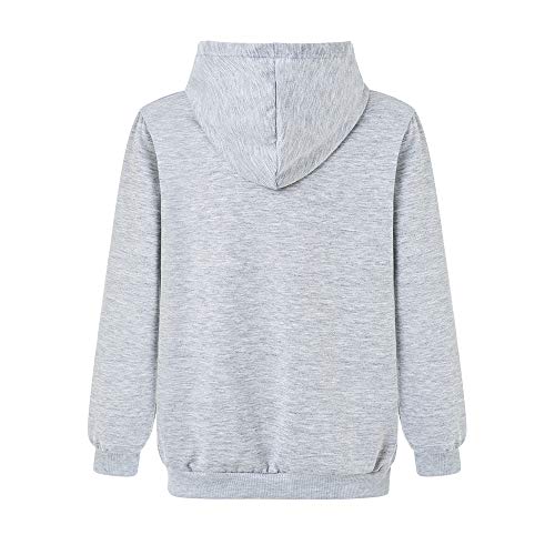 Xpialong Taylor Girls Hoodie Kids Joggers Cotton Top Jumpers for 3-13 Years (Gray,12-13 Years,12 Years,13 Years)