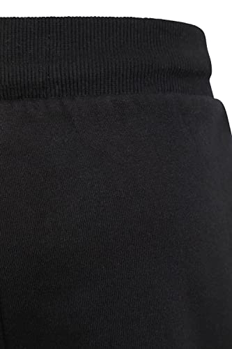Mountain Warehouse Kids Active Club Joggers - 100% Organic Cotton Bottoms with Adjustable Waist & Side Pockets, for Boys & Girls - Best for, Running & Outdoors Black 9-10 Years
