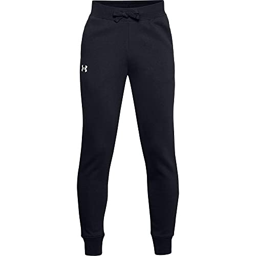 Under Armour Boy's Rival Cotton Pant, Black Onyx White (001), XL UK