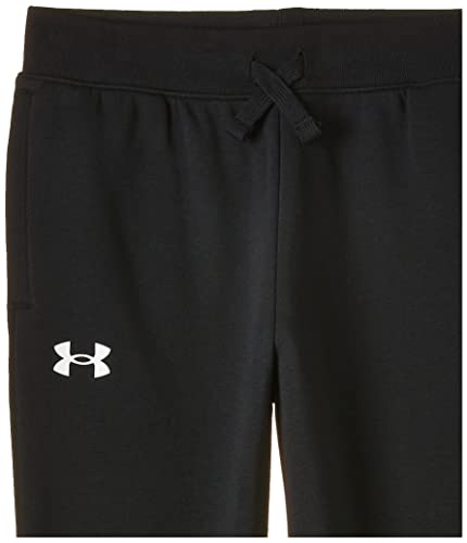 Under Armour Boy's Rival Cotton Pant, Black Onyx White (001), XL UK