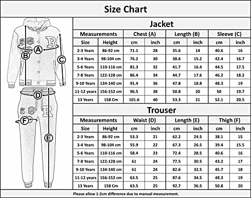 A2Z 4 Kids Unisex Girls Boys Baseball Tracksuit Hoodie With Joggers - T.S Baseball FOX Baby Pink 13