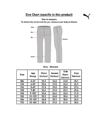 PUMA Boy's Ess Logo Pants Cl Tracksuit bottoms, Puma Black, 152 UK