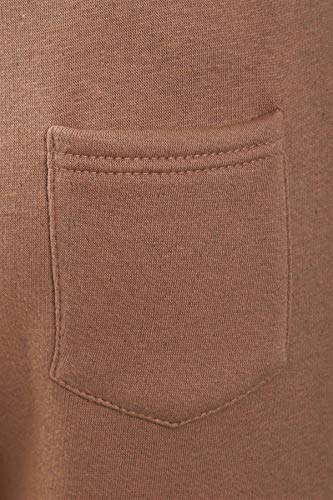 kraftd Kids Joggers Boys Girls Fleece Jog Pants Sports Bottom Trouser Beige