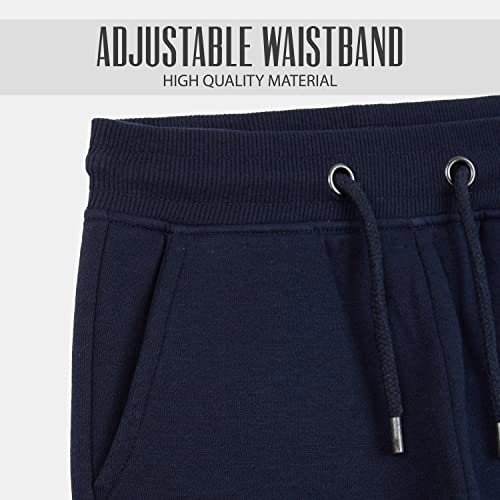 CityComfort Boys Tracksuit Zip Up Hoodie and Joggers for Kids (13-14 Years, Navy)