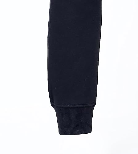 Unisex Sports Joggers Fleece Bottoms Slim Fit Sweatpants 5-14 Yrs (UK, Age, 13 Years, 14 Years, Slim, Black)