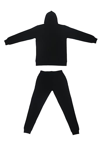 biyya® Boys Tracksuit Activewear 2 Piece Kids Fleece Pull Over Hoodie and Joggers Camouflage Contrast Tracksuit Set 5-14 Years (BFTS-53-D, 9-10 Years)