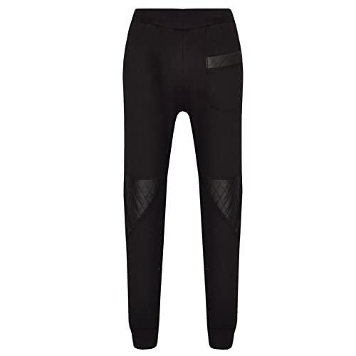 A2Z 4 Kids Boys Girls Tracksuit A2Z Project Black Fleece Joggers - T.S A2Z Project 201 Black._9-10