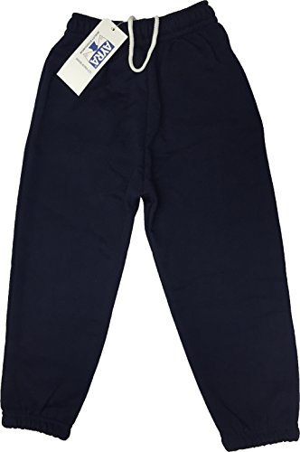 Ayra: Boys Girls Childrens Kids School PE Fleece Jogging Tracksuit Bottoms Trousers (9/10 Years, Navy)