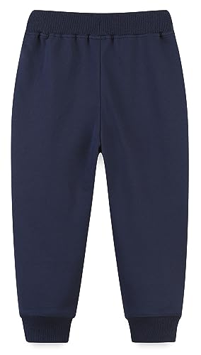 TCWWBB Boys Sweatpants Dinosaur Cotton Casual Jogging Drawstring Pants Kids Sports Trousers Jogger Bottoms Age 2-3 Years