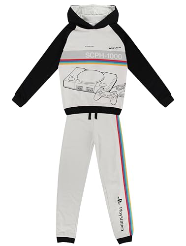 Ex UK Store Boys PS Gamer Tracksuit Hoodie & Joggers 2PC Outfit Set 7 to 15 Years New (PS Set 9/10)