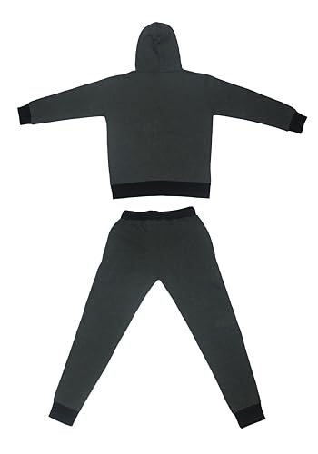 Bahob® Boys Tracksuit Activewear 2 Piece Fleece Pull Over Hoodie and Joggers Camouflage Contrast Tracksuit Set 5-14 Years (BFTS-53-E, 5-6 Years)