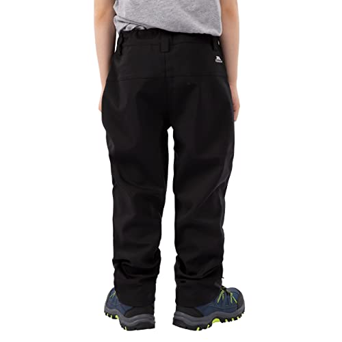 Trespass Kids Walking Trousers Softshell Pants Lightweight Windproof Aspiration
