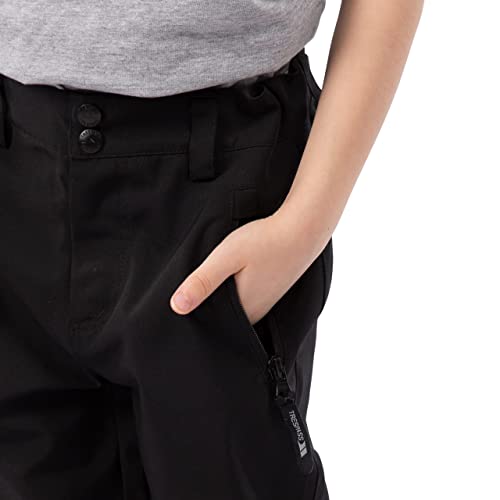 Trespass Kids Walking Trousers Softshell Pants Lightweight Windproof Aspiration