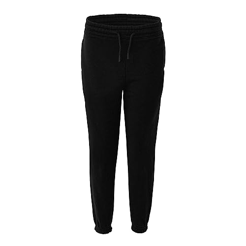 Boys Girls Children Kids School Jog Pants Sports Games Fleece PE Joggers Trouser Jogging Tracksuit Bottoms Regular fit 5-14 Years (11-12 Years, Black)