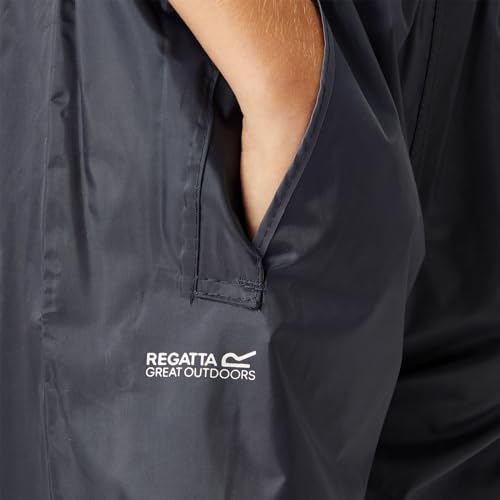Regatta Unisex Kids Stormbreak Waterproof Overtrousers - 14 Yrs Navy