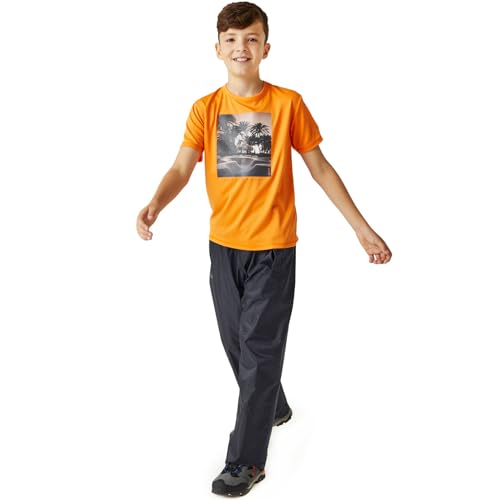 Regatta Unisex Kids Stormbreak Waterproof Overtrousers - 14 Yrs Navy