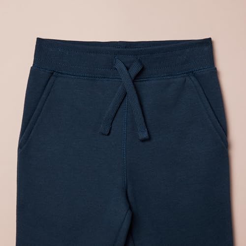 Amazon Essentials Boys' Fleece Jogger Sweatpants, Navy, 5 Years