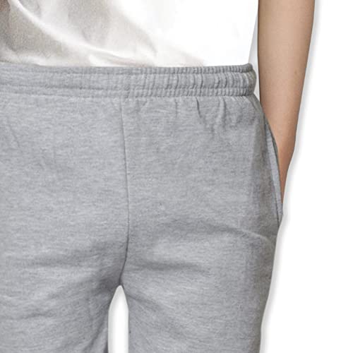 D&H CLOTHING UK Kids Boys Girls Fleece Jogging Bottom Childrens Jogger PE School Jog Pants Tracksuit Bottoms Sweatpants 9 to 11 Grey